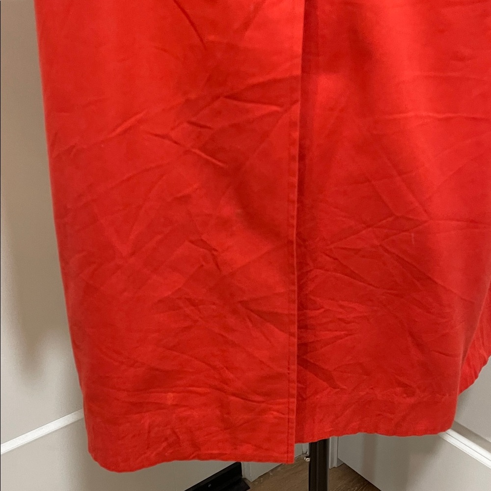 Vintage Burberry Classic A line swing Red Women's Coat - Picture 5 of 10